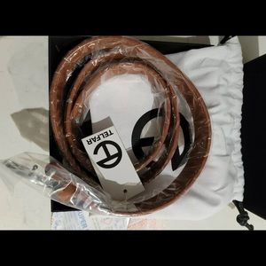 Telfar Belt Small Tan 24 36 in NWT